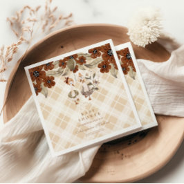 かわいい間抜けガチョウの赤ちゃん スタンダードカクテルナプキン