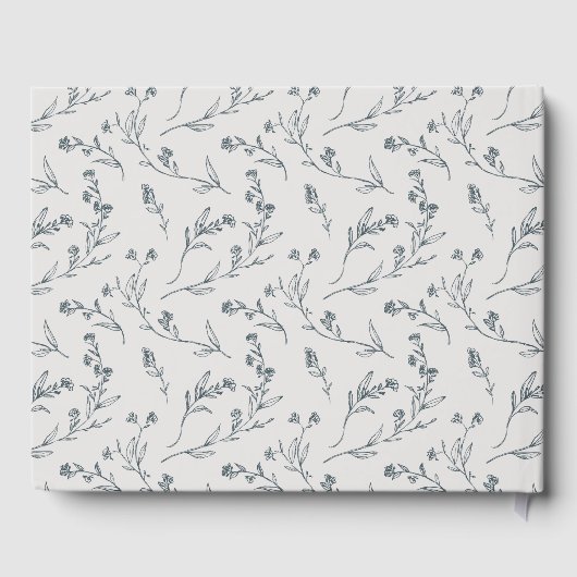 かわいい陽気なバラフローラティーポット任意の年齢誕生日 ゲストブック (裏面)