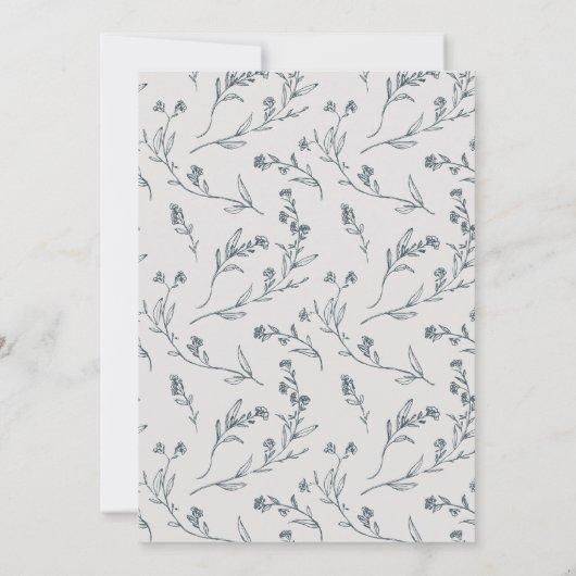 かわいい陽気なバラフローラティーポット任意の年齢誕生日 サンキューカード (裏面)