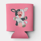 かわいい陽気な漫画の牛 缶クーラー (裏面)