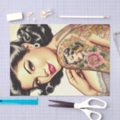 かわいい隠し娘 薄葉紙 (クラフト)