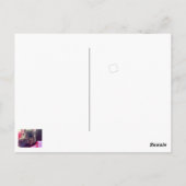 かわいい雌フランスのブルドッグブリンドルブラウンフレンチー ポストカード (裏面)