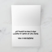 かわいい雛 カード (内部)