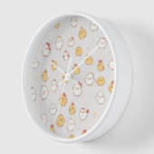 かわいい雛 壁時計 (傾斜)