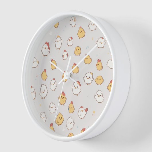 かわいい雛 壁時計 (傾斜)