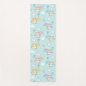 かわいい雨の日の模様ヨガマット ヨガマット (正面)