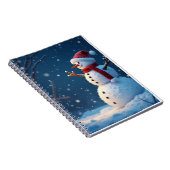 かわいい雪だるまとクリスマス ノートブック (右側)