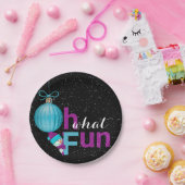 かわいい雪だるまと休日オーナメント ペーパープレート (パーティー)