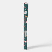 かわいい雪だるまのクリスマスパターン Case-Mate iPhoneケース (裏面 / 右)