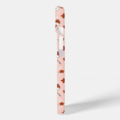 かわいい雪だるまのクリスマスフォンケース Case-Mate iPhoneケース (裏面 / 左)
