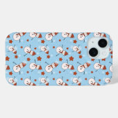 かわいい雪だるまのホリデーフォンケース Case-Mate iPhoneケース (裏面 (横))
