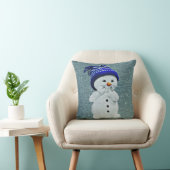 "かわいい雪だるまの枕"パステル調の真新しい装飾用クッション クッション (椅子)
