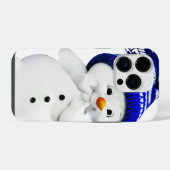 かわいい雪だるまのiPhone / iPadケース iPhoneケース (裏面横)