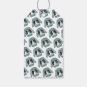 かわいい雪だるまオン醜いクリスマスセーター ギフトタグ (裏面)