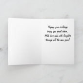 かわいい雪だるまクリスマスカード シーズンカード (内部)