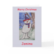 かわいい雪だるまクリスマス