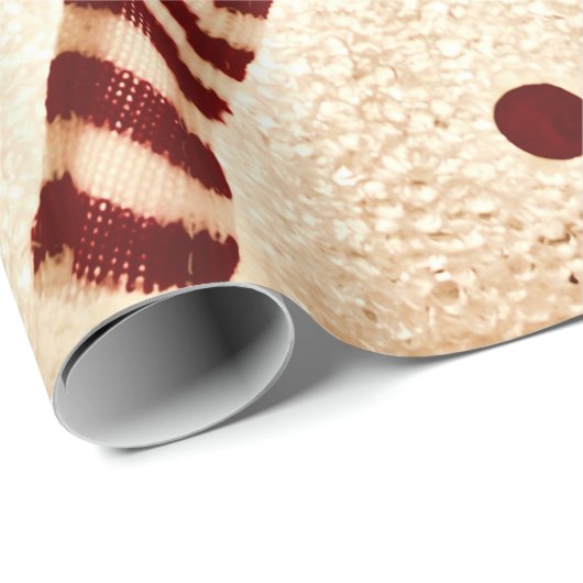 かわいい雪だるまクリスマス ラッピングペーパー (ロールコーナー)