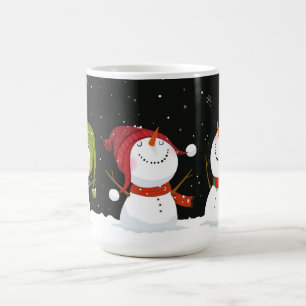 かわいい雪だるまコーヒーマグ コーヒーマグカップ