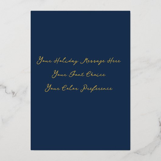 かわいい雪だるまシーズンのご挨拶 箔シーズンカード (裏面)