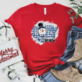 かわいい雪だるまシーズンTシャツ Tシャツ