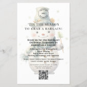 かわいい雪だるまストアのクリスマスはQRコードを提供 チラシ (正面)