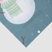 かわいい雪だるまスノードグリーンクリスマス 薄葉紙 (詳細)