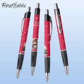 かわいい雪だるまトップハットレッツスノーレッドキャラクター⛄️ ボールペン