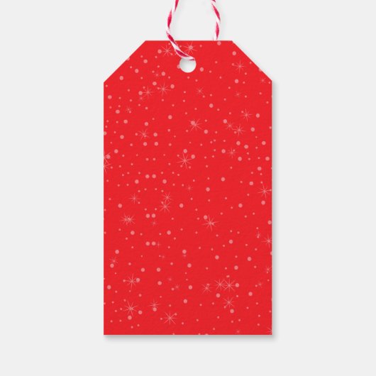 かわいい雪だるまドーナツフェスティバルクリスマス ギフトタグ (裏面)