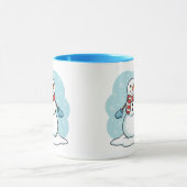 かわいい雪だるまマグ マグカップ (中央)