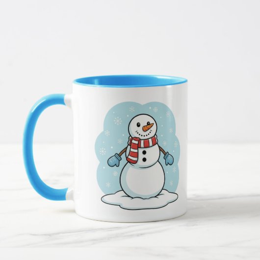 かわいい雪だるまマグ マグカップ (左)
