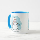 かわいい雪だるまマグ マグカップ (正面左)