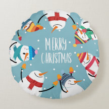 かわいい雪だるまメリークリスマスフェスティバルホリデー