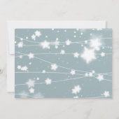 かわいい雪だるまレッドスカーフの雪がクリスマスパーティー 招待状 (裏面)