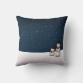 かわいい雪だるま星座 クッション (裏面)
