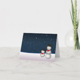 かわいい雪だるま星座 シーズンカード