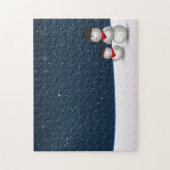 かわいい雪だるま星座 ジグソーパズル (縦)