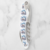 かわいい雪だるま飲みワイン ソムリエナイフ (裏面)