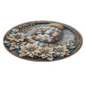 かわいい雪だるま カッティングボード (角)