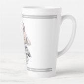 かわいい雪だるま カフェラテマグ (右)