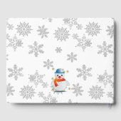 かわいい雪だるま ゲストブック (裏面)