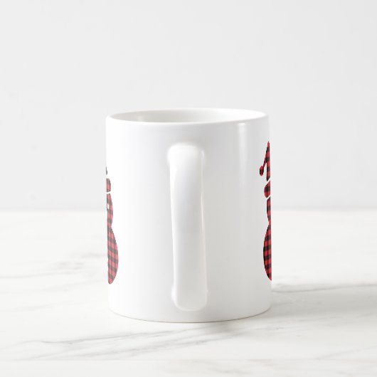 かわいい雪だるま コーヒーマグカップ (ハンドル)