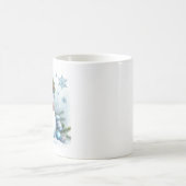 かわいい雪だるま コーヒーマグカップ (中央)