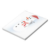 かわいい雪だるま ノートパッド (回転)