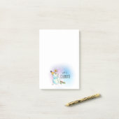 かわいい雪だるま ポストイット (デスク上)