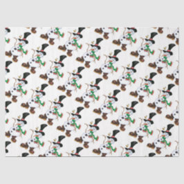 かわいい雪だるま 薄葉紙