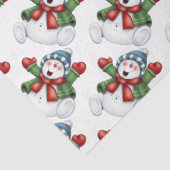 かわいい雪だるま 薄葉紙 (詳細)