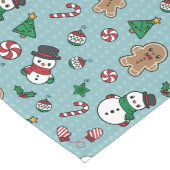 かわいい雪の友達のテーブルのランナー ロングテーブルランナー (コーナー)