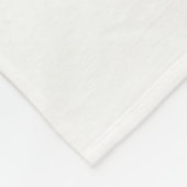 かわいい雪の家と木の冬 フリースブランケット (角)