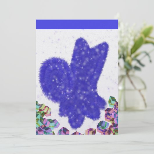 かわいい雪の犬の新年 シーズンカード (スタンド正面)