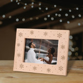 かわいい雪の結晶ウィンターワンダーランド レーザー彫刻フレーム